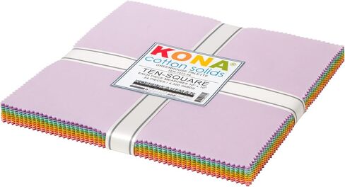 Kona Cotton Solids Greenhouse Ten Square 54 10-inch Squares Layer Cake Robert Kaufman TEN-1073-54 in Saudi Arabia