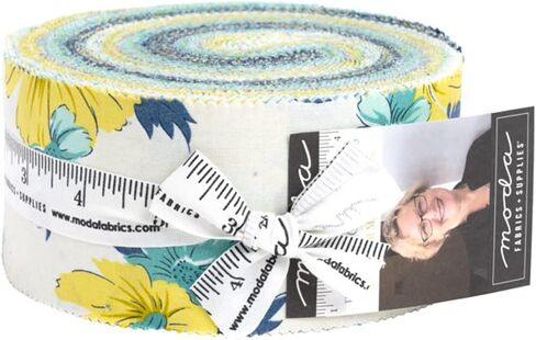 مودا فابريكس Feed Sacks: Good Works Jelly Roll by Linzee McCray Forty شرائط عريضة 2 1/2 بوصة 23350JR in Saudi Arabia