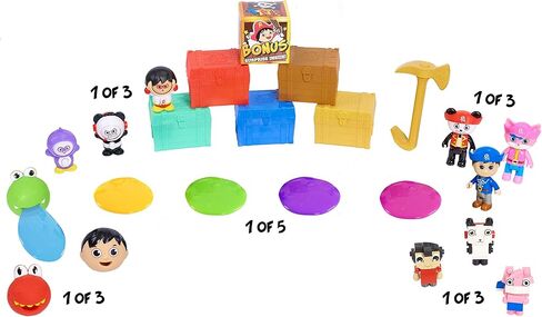 Ryan's World Pry and Smash Surprise Treasure, 5-Surprises Inside in Kuwait