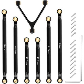 AIMROCK Alloy Chassis Suspension Rod Links Set for Axial SCX24 Deadbolt B-17 Betty RC Crawler 1/24 4WD Truck Upgrade Parts in Kuwait
