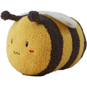 13.9 Inch Fuzzy Bumblebee Stuffed Animal Honey Bee Pulshies with Cute Face and White Wings Cuddly Bumble Bee Plush Toy Honeybee Anime Gifts for Kids And Lovers In Birthday, Valentines, Christmas... in Kuwait