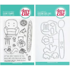 Avery Elle - Feels Like Home - مجموعة ختم وقالب مشهد مريح مع جيب تخزين in Kuwait