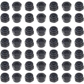 URCMax 50Pcs Wheel Lock Nuts M2 Nylon Self Tightening for AXIAL SCX24 AXI90081 1/24 RC Crawler Car Truck in Kuwait