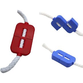 Sumrica Magic 7 قطع حبل استعادة الخدع السحرية الممتعة - حبل متعرج سحري سهل القيام به مع التعليمات (أزرق) 2.56 × 1.54 بوصة in Kuwait