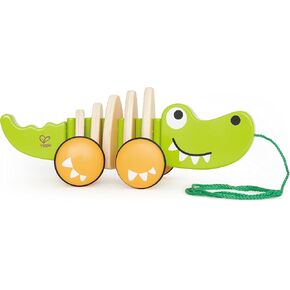 Hape Bunny Pull Along | Wooden Pull Toy for Toddlers 12 Months+