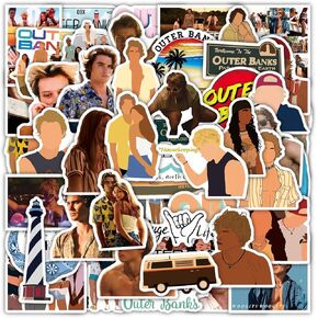 50 قطعة من ملصقات البنوك الخارجية، حزمة مسلسلات تلفزيونية للمغامرات المعلقة الأمريكية، شارات فينيل مقاومة للماء لألواح التزلج وزجاجات المياه وسجلات القصاصات والأمتعة والدراجات وأجهزة الكمبيوتر المحمولة والمراهقات والبنات والبالغين in Kuwait