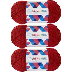 Crochet Yarn, 3PCS 50g/1.76OZ 142yd Acrylic Yarn for Crocheting and Knitting DIY Amigurumi Yarn(Yellow) in Kuwait