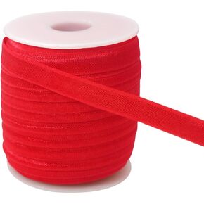 JESEP YONG Satin Elastic Band Sewing 3/8" inch Roll Shiny Stretchy Ribbon Flat Elastic Cord for Hair Tie Headband Dress Bra Straps Lingerie DIY Sewing Trim 36 Yards (JS357 Black) in Kuwait