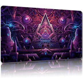 Playmat for MTG, with Free Storage Bags,Game Mat 24 x 14 inches, TCG and Board Game Mat for Cards,Mousepad Desk Mats (Regular,Magic Mat 9)
