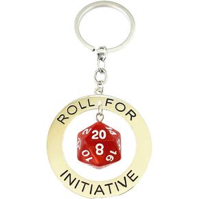 دحرجة للمبادرات لعبة دونج RPG TTRPG سلاسل مفاتيح تنين متعددة السطوح D4-D20 20-جانب يموت النرد الحرجة طاولة لعب الأدوار DM GM سلاسل مفاتيح in Kuwait