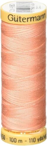Gutermann Natural Cotton Thread 110 Yards-Light Salmon in Saudi Arabia