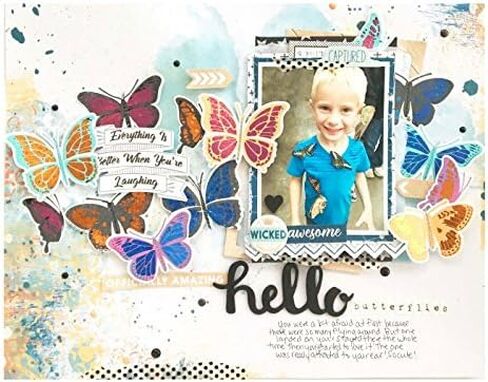 طوابع فراشة من Gina K. Designs for Therm O Web StampnFoil الشفافة in Kuwait