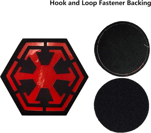 2 حزمة من رقعتين بشعار جيدي العاكسة للأشعة تحت الحمراء - رقعات Jedi Knight إمبراطورية المجرة - خطاف وحلقة ربط تكتيكية معنويات عسكرية تزين شارات شعار in Kuwait