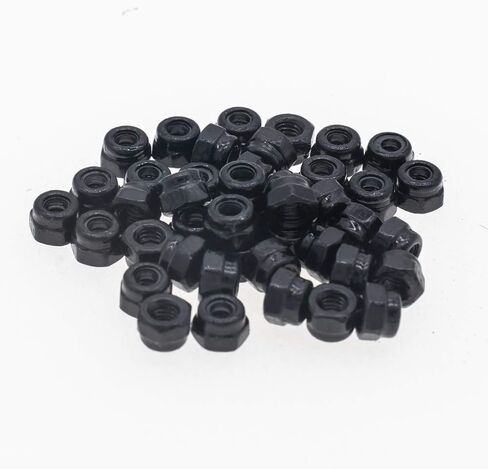 URCMax 50Pcs Wheel Lock Nuts M2 Nylon Self Tightening for AXIAL SCX24 AXI90081 1/24 RC Crawler Car Truck in Kuwait