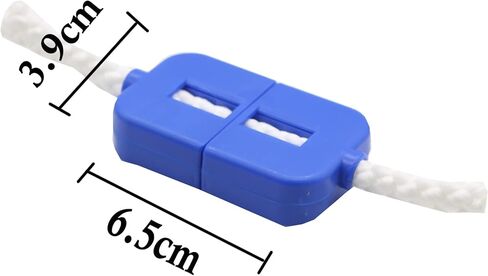 Sumrica Magic 7 قطع حبل استعادة الخدع السحرية الممتعة - حبل متعرج سحري سهل القيام به مع التعليمات (أزرق) 2.56 × 1.54 بوصة in Kuwait