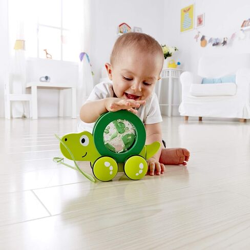 Hape Walk-A-Long Caterpillar Wooden Pull Toy in Saudi Arabia