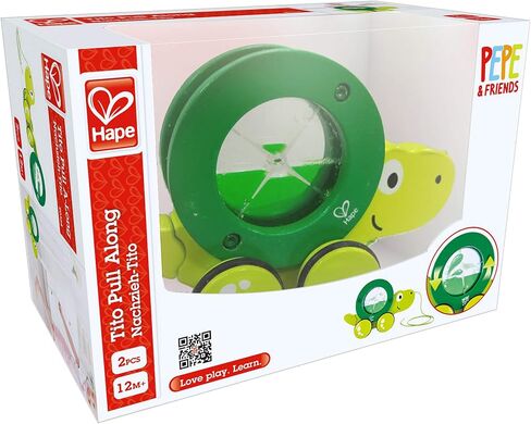 Hape Walk-A-Long Caterpillar Wooden Pull Toy in Saudi Arabia