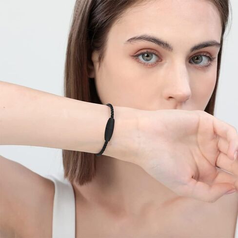 ديلاند 120 قطعة من مشابك الامان البلاستيكية الى الابزيم، مشبك ربط الحبل الى الابزيم، مشبك ربط الحبل للقلادة والاساور والمجوهرات وفصل الابزيم (اسود)، اسود، M in Kuwait