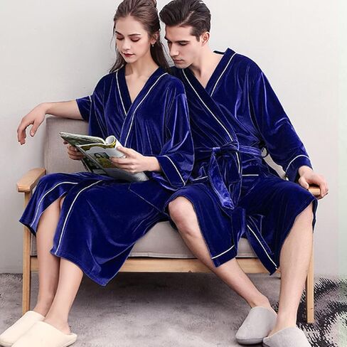 2 Yards Stretch Velvet，90% Polyester 10% Spandex | 152.4 cm Wide，Sold by Yard, extensive for Sewing Garments, Ceremonial Robe, Dresses, Skirts, Ornaments, Crafts and More (Blue, Size 2) in Kuwait