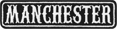 Biker Patch London Biker Rankpatch United Kingdom UK Motorcycle Patch Applique to sew on or Iron on | London Badge for All Fabrics and Leather | Sticker for Clothing | 3.94x0.98 in in Saudi Arabia