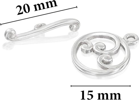 925 الفضة الاسترليني يتوهم مشبك تبديل لصنع المجوهرات الخاصة بك أساور أو قلائد in Kuwait