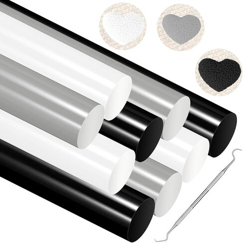 نفخة مكواة الفينيل المنقولة بالحرارة على لفة الفينيل HTV لآلة القطع، الضغط الحراري - سهلة القطع لفافة الفينيل بالتسامي الحراري (9 ورق، 10 بوصة × 12 بوصة) in Kuwait