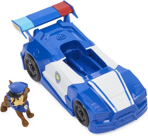 Paw Patrol Chase Mini Movie Vehicle Set 2 in 1 Car & Motorcycle Plus Chase Character in Saudi Arabia