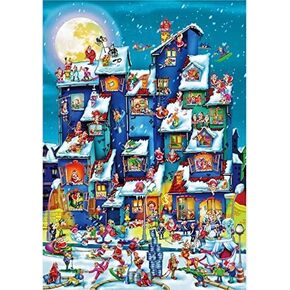 لغز 1000 قطعة للبالغين كريسماس من أحجية تركيب صور للأطفال نشاط أسري مرح للأولاد والبنات والرجال والنساء مقاس اللغز: 60.9 × 49.7 سم in Kuwait