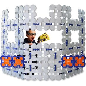 Blaster Boards - 2 Pack | Kids Fort Building Kit for Nerf Wars & Creative Play | 92 Piece Set