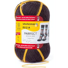 خط تصميم Regia Pairfect ذو 4 طبقات من Arne & Karls Sock Yarn (9136 - حديقة)
