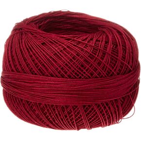 Handy Hands Lizbeth Egyptian Cotton Crochet, Tatting, Knitting Thread Lace Size 80 (10 Grams 184 Yards) – HH80670, Victorian Red in Saudi Arabia