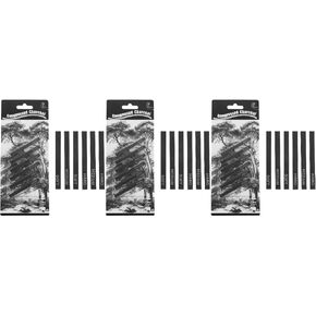 VICASKY 18 جهاز كمبيوتر شخصى الطلاب الأساسيين رسم مجموعة رسم الفحم، العصي الفحم الأسود كتل اللوازم الفنية للفنانين المبتدئين الرسم، رسم، التظليل، رسم الفحم in Kuwait