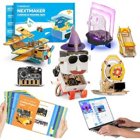 مجموعة أدوات الترميز 6 في 1 من Makeblock Nextmaker، مجموعات العلوم والتكنولوجيا والهندسة والرياضيات للأطفال الذين تتراوح أعمارهم بين 8 و10 سنوات، والبرمجة للأطفال مع دورات مجانية عبر الإنترنت، ومشاريع العلوم والتكنولوجيا والهندسة والرياضيات للأطفال الذين  in Kuwait