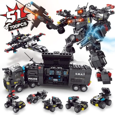 YMGN 51 في 1 مجموعة بناء روبوت للأطفال مجموعة ألعاب البناء الجذعية للأولاد 8-12 مشاريع العلوم والتكنولوجيا والهندسة والرياضيات بناء مكعبات البناء هدايا للأولاد والأطفال في سن 6 7 8 9 10 11 12 سنة in Kuwait