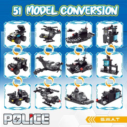 YMGN 51 في 1 مجموعة بناء روبوت للأطفال مجموعة ألعاب البناء الجذعية للأولاد 8-12 مشاريع العلوم والتكنولوجيا والهندسة والرياضيات بناء مكعبات البناء هدايا للأولاد والأطفال في سن 6 7 8 9 10 11 12 سنة in Kuwait