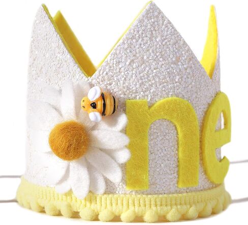 واواو تاج عيد الميلاد الاول من ديزي بي - تاج بوهو ديزي لعيد الميلاد، عيد ميلاد رائع، قبعة حفلة عيد ميلاد النحل الاول، تاج عيد ميلاد نحلة سعيدة، تاج عيد ميلاد سعيد in Kuwait