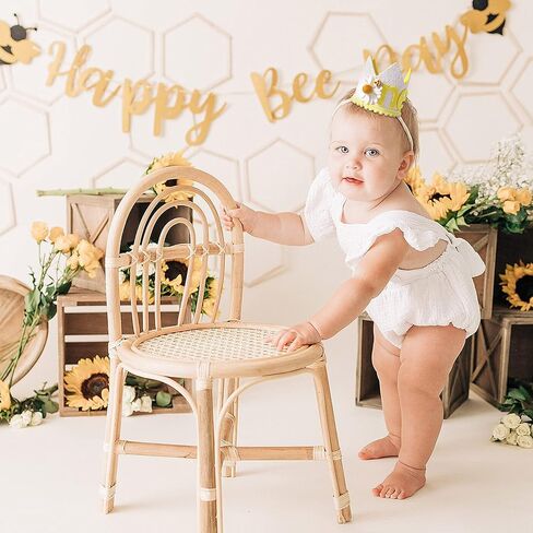 واواو تاج عيد الميلاد الاول من ديزي بي - تاج بوهو ديزي لعيد الميلاد، عيد ميلاد رائع، قبعة حفلة عيد ميلاد النحل الاول، تاج عيد ميلاد نحلة سعيدة، تاج عيد ميلاد سعيد in Kuwait