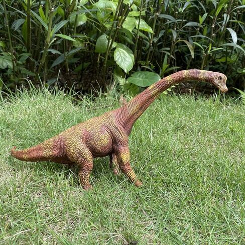 RCOMG Large Brachiosaurus Toy 13.4",Realistic Educational Prehistoric Animals Dinosaur Toy Plastic Party Favor Long Neck Dinosaur Figure for Kids Toddlers in Kuwait