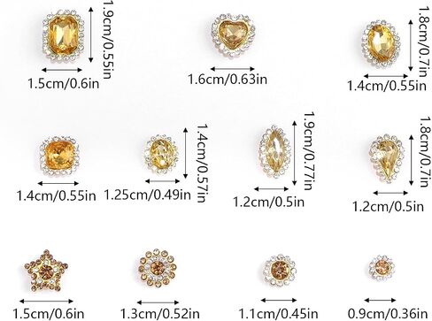 50 PCS Sew on Rhinestones Mixed Shapes Glass Green Rhinestones Sew on Crystal Gems Mental Flatback with Gold Claw for Jewelry Crafts Clothes DIY Craft Shoes Dress Jewelry Making in Kuwait