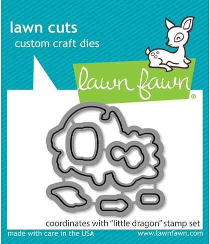 Lawn Fawn - Little Dragon - Stamp and Die - 2 Item Bundle in Saudi Arabia