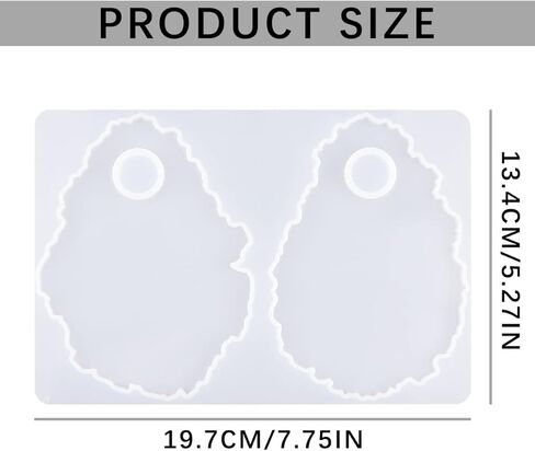 لوحة فنية للأظافر من فركايش قالب سيليكون إيبوكسي قالب صينية لصنع شرائح العقيق الفنان لوحة ماكياج لوحة فنية ، مستلزمات طلاء فنية يدوية in Kuwait