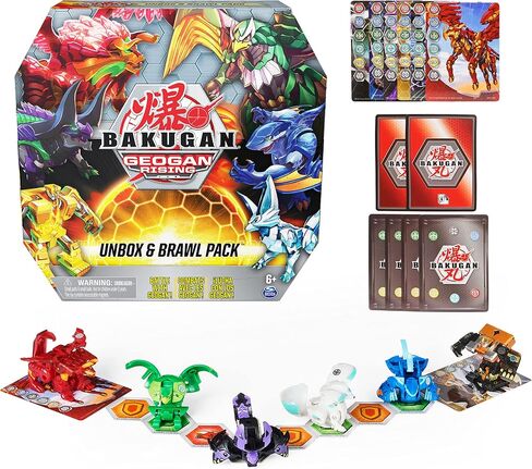 Bakugan, Armored Alliance UNbox & Brawl Pack with 6 Exclusive, for Kids Aged 6 and up, Amazon Exclusive in Saudi Arabia