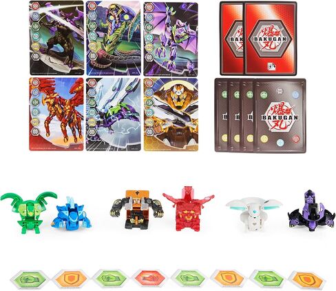 Bakugan, Armored Alliance UNbox & Brawl Pack with 6 Exclusive, for Kids Aged 6 and up, Amazon Exclusive in Saudi Arabia