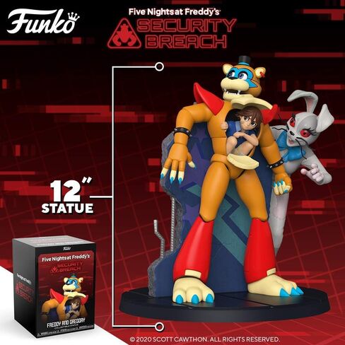 Funko POP 12" Statue: Five Nights at Freddy's - Freddy and Gregory, Multicolor (55414) in Saudi Arabia