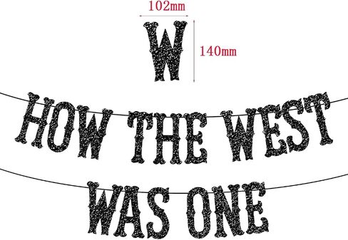 How The West Was One Banner, First Rodeo Birthday Party, Customized Banner, Western Theme,Cowboy Cowgirl, First Rodeo Birthday Party Decorations Boy,Little Cowboy,How the West Was One,1st Birthday. in Saudi Arabia