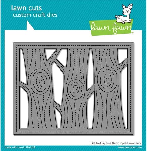 Lawn Fawn LF2451 Lift The Flap Tree Backdrop Custom Craft Dies in Saudi Arabia