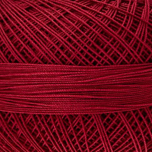 Handy Hands Lizbeth Egyptian Cotton Crochet, Tatting, Knitting Thread Lace Size 80 (10 Grams 184 Yards) – HH80670, Victorian Red in Saudi Arabia