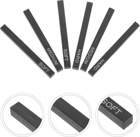 VICASKY 18 جهاز كمبيوتر شخصى الطلاب الأساسيين رسم مجموعة رسم الفحم، العصي الفحم الأسود كتل اللوازم الفنية للفنانين المبتدئين الرسم، رسم، التظليل، رسم الفحم in Kuwait