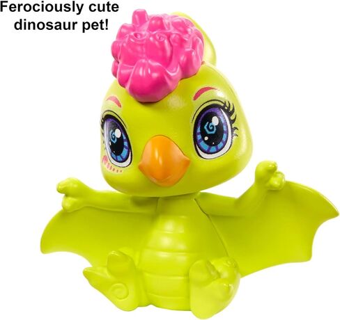 Cave Club Fernessa Doll (8 – 10-inch, Pink Hair) Poseable Prehistoric Fashion Doll with Dinosaur Pet and Accessories, Gift for 4 Year Olds and Up [Amazon Exclusive] in Saudi Arabia