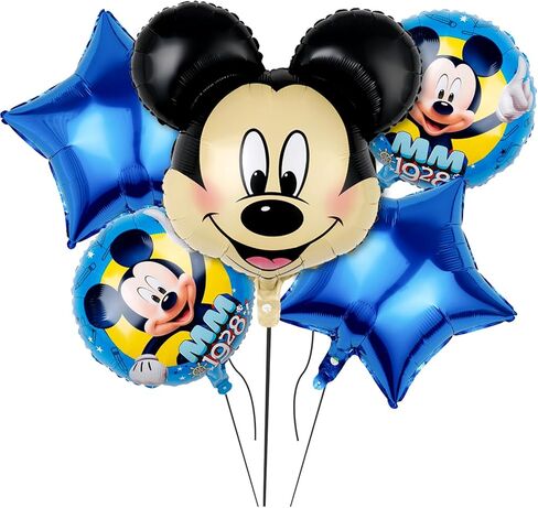 6Pcs Anime Mouse Aluminum Foil Balloon Set in Kuwait